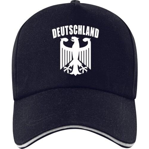 German Baseball Cap Free Custom Diy Printed German Flag Logo Photo Men Women Adjustable Outdoor Sports Fishing Travel Casual Cap