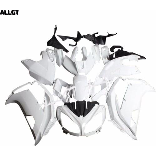 Unpainted White ABS Plastic Injection Fairing Kit for Kawasaki Ninja 650 2012-2014 2015 2016