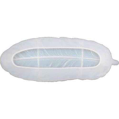 2021 New Angel Wing Tray Silicone Jewelry Resin Mold Large Feather Dishes Plate DIY Mold