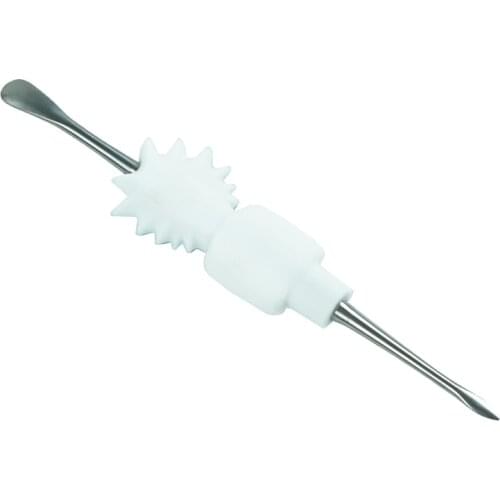 Novelty Wax Carving Tool Stainless Steel Carb Cap Multifunctional 124mm Titanium Nail Spoon Dab Smoking Accessories Extraction