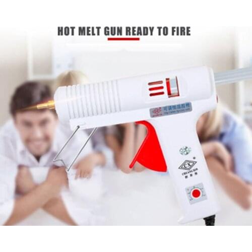 110W Hot Melt Glue Gun White Heat Temperature Tool 110-240V Electric Glue Gun Repair ToolS Fit 11mm Glue Stick EU US Plug