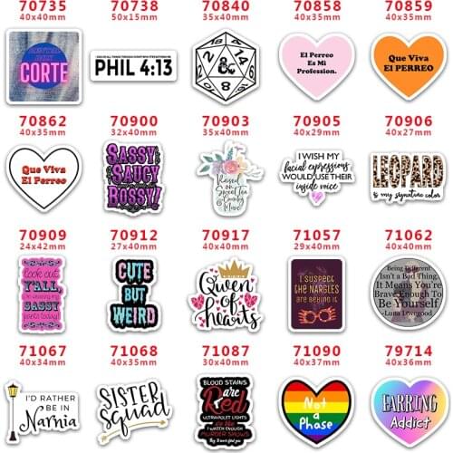 DIY Craft Supplies cartoon character flat back planar resins 30 pieces,language PR70735