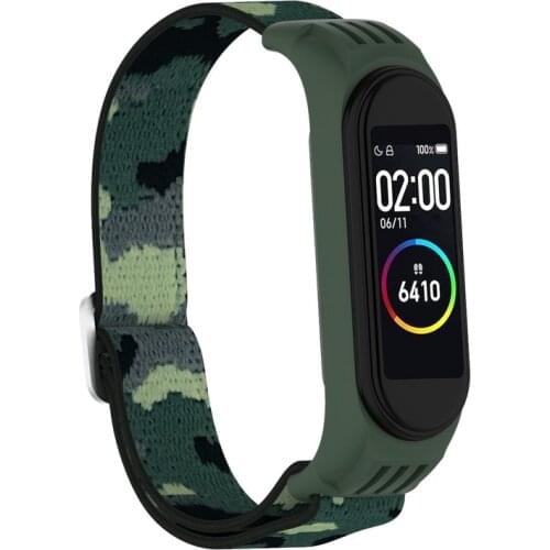 2021New Nylon Strap For Xiaomi Mi Band 3 4 Breathable Bracelet Wristband Replacement Wrist band For XiaoMi Band 5 6 band strap