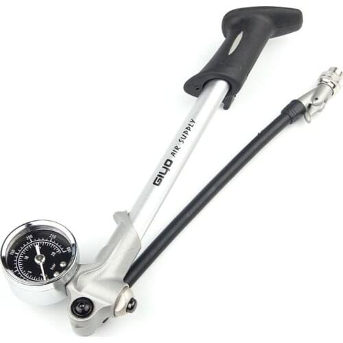 Manual Bike Pump Shock Absorber Front Fork High Pressure Portable Compact Bicycle Air Pump for Road Mountain Bike Repair