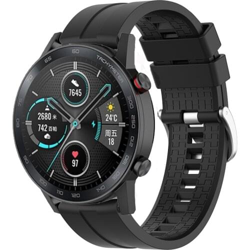 For Huawei Honor Magic Watch2 42mm 46mm Smart Watch Silicone Sport Strap Watchband Bracelet 20mm 22mm Wristband For Honor GS Pro