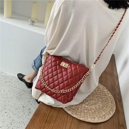 Newhotstacy Bag 040420 womens single shoulder bag small sweet chain bag cross body bag