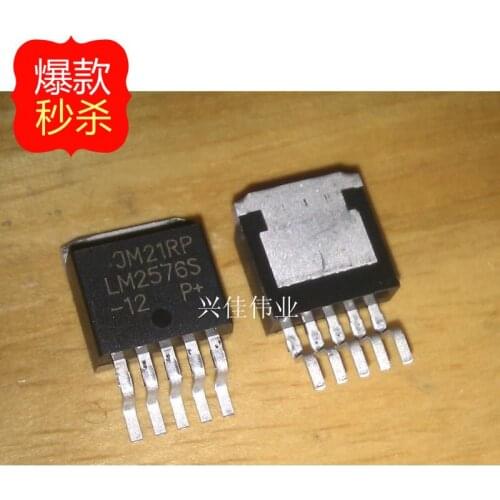 10PCS New LM2576S-12 LM2576-12 TO-263-5 5-terminal regulator