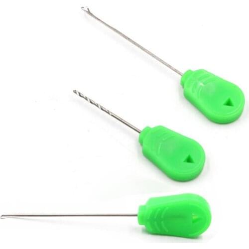 3PCS Bait Needle Tool Set Carp Fishing Stringer needle Rigging Bait Needle Kit Tool Gate Needle Pellet Hair Rigs