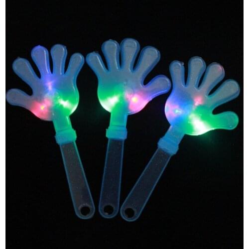 Light Up LED Hand Clapping Childs Clapper Toys Gifts For Adult Girls Boys Christmas Party Concert Entertainment Cheer Props
