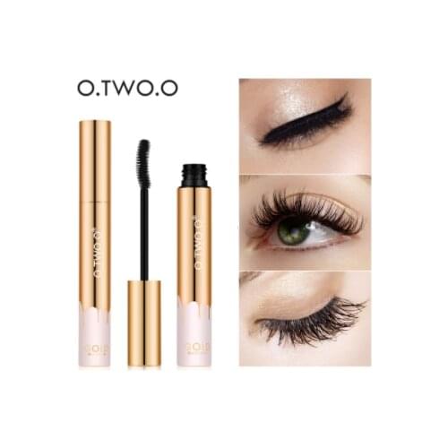 Brand 3D Mascara Lengthening Black Lash Eyelash Extension Eye Lashes Brush Beauty Makeup Long-wearing Gold Color Mascara TSLM2
