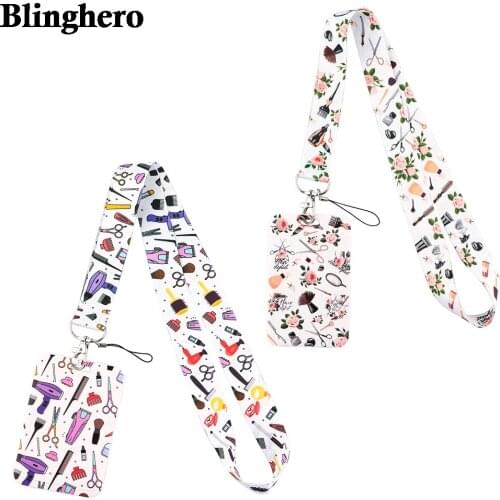 CB630 Barber Keychain Lanyards Badge Id Holder ID Card Pass Mobile Phone USB Neck Straps Badge Holder Key Strap