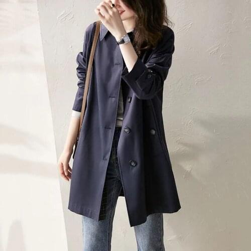Cexvbyj Women's Classic Trench Coats