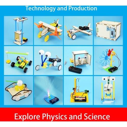 Childrens science small experiment stem primary school pupils DIY handmade science experiment equipment children toys