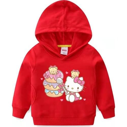 Толстовки для девочек Hello Kitty China At AliExpress