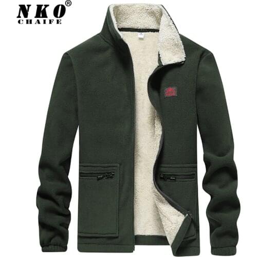 CHAIFENKO 2021 New Winter Fleece Jacket Parka Coat Men Bomber Military Outwear Spring Casual Thick Warm Tactical Army Jacket Men