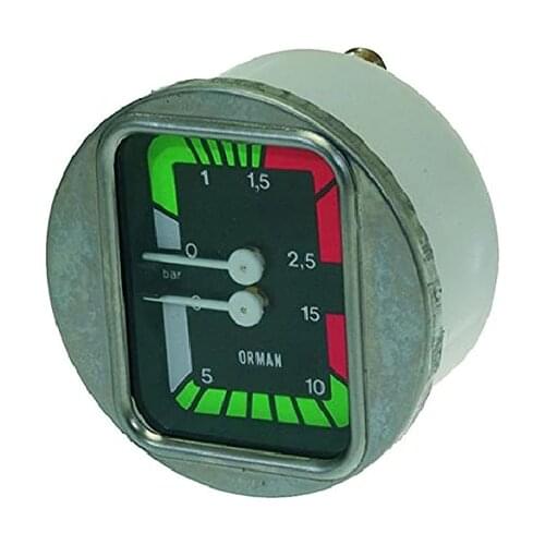 LA Pavoni Double Scale Pressure Gauge 63 Mm