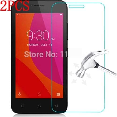 2PCS Original Tempered Glass For Lenovo Vibe B A2016 Screen Protector protective film For A Plus A1010 A1010a20 A2016A40 Glass