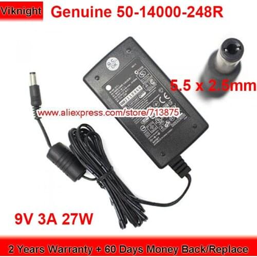 Genuine 50-14000-248R 9V 3A 27W AC Adapter for Motorola PDT8100 PDT8142 PDT8146 PPT8800 PPT8846 Power Supply