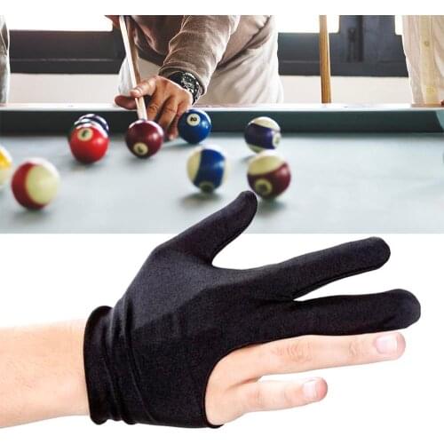Billiard Gloves Yo-Yo Gloves 3-Finger Glove Left Hand Practical Original Disign Finger Protection Billiard/Yoyo Training