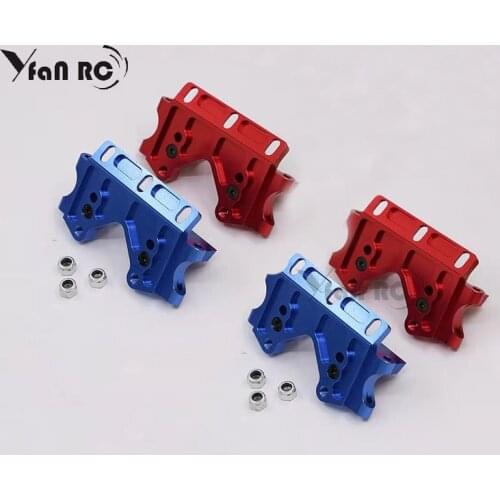 1pcs Freeshipping 1/10 Traxxas Slash 2WD upgrades Alloy Front Lower Bulkhead Red by Atomik - Replaces 2530 red &blue yf245