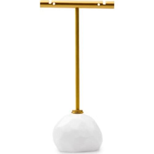 FANXI Type Resin Earring Jewelry Display Stand with Metal Display Stand for Jewelry Storage Display Stand