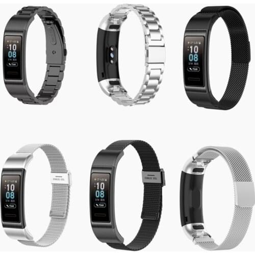 Stainless Steel Milanese Strap Watch Band Bracelets for hua wei Band 4 Pro TER-B29S Band 3 TER-B09 Watch Accessories Wristband