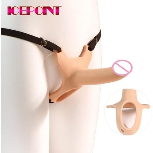 Strap On Dildo Leg Wearing Panties for Penis Enlargement Extender Sex Toys for Men Gay Male Silicone Realistic