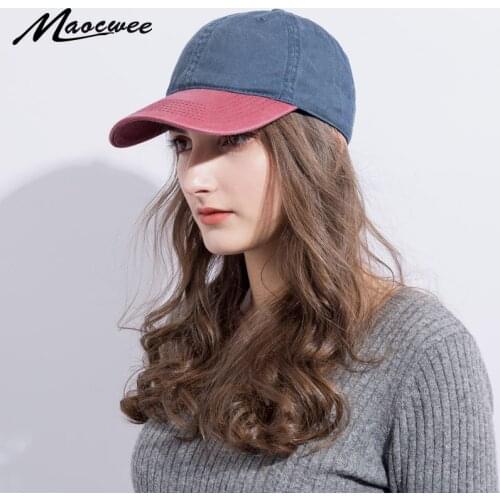 Bones Washed Denim Snapback Hats Autumn Summer Men Women Color mixing Baseball Cap Golf Sunblock Beisbol Casquette Hockey Caps