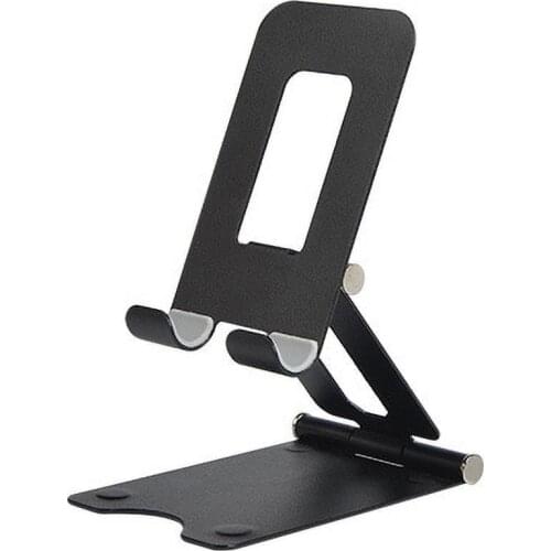 Universal Double Folding Adjustable Desk Cell Phone Tablet Holder Stand Bracket For Samsung Xiaomi Huawei Tablets
