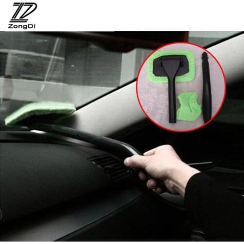 ZD 1Pc Car windshield brush Dust removal Cleaning for Peugeot 307 206 207 407 508 2008 406 Volvo XC60 S60 XC90 V70 Lada Granta