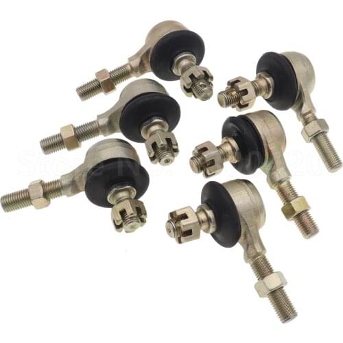 1Pcs M10 x 1.25 Left Right Thread Ball Joint Tie Rod End for 50cc 70cc 90cc 110cc ATV Quad UTV