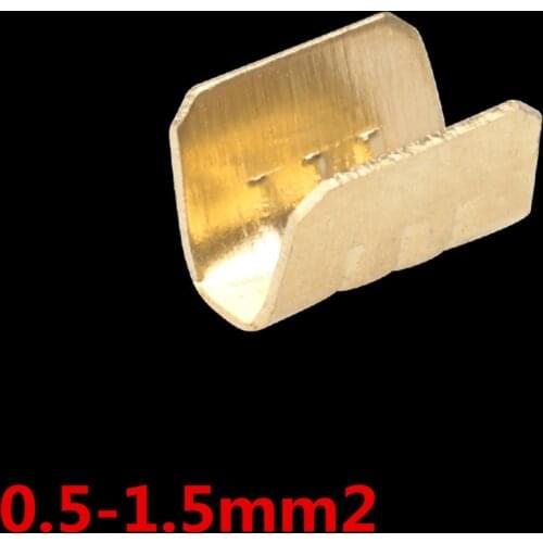 100pcs/lot DJ454T U-shaped terminal tab cold inserts connectors / terminal connector cable / wire cable lug,0.5-1.5mm2