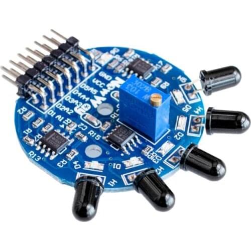 5 Way Flame Sensor Module Digital Signal Dual Output Fire Detection Sensor Module