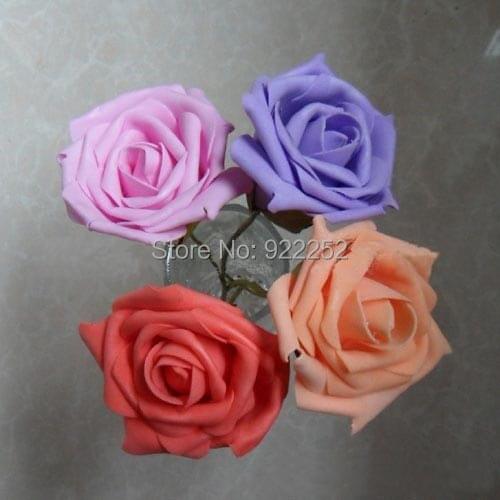 7-8 large artificial floral foam eva roses,diy craft arrangements kissing ball,bridal/bridesmaid bouquet,decoration for car,arch