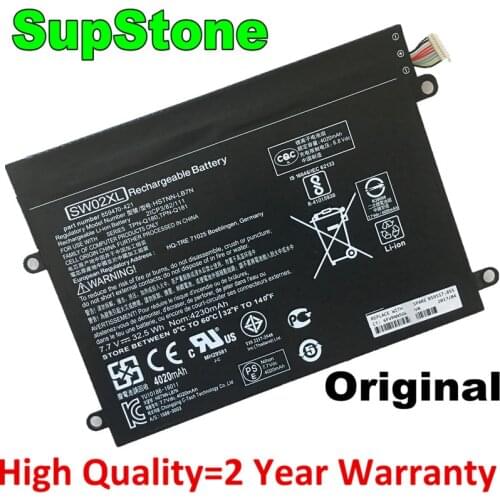SupStone Genuine Original SW02XL Laptop Battery for HP Notebook x2 210 G2,10-P000NS P048NB TPN-Q180 LB7N 859470-1B1 859517-855