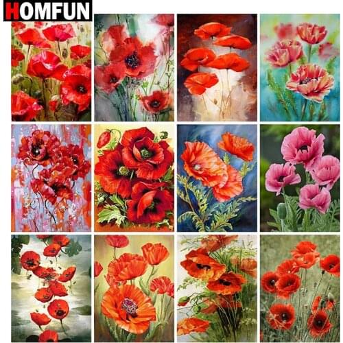 HOMFUN Full Square/Round Drill 5D DIY Diamond Painting "Bouquet landscape" Embroidery Cross Stitch 5D Home Decor Gift