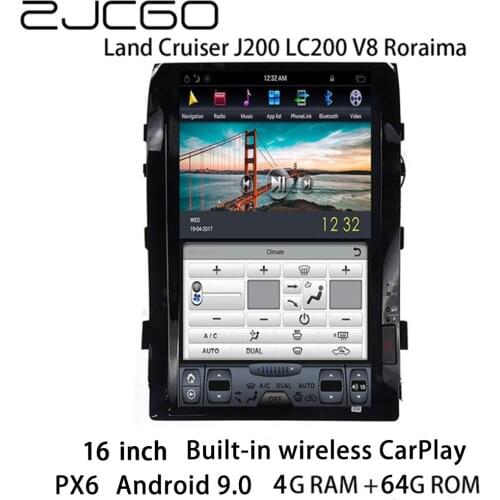 Car Multimedia Player Stereo GPS NAVI DVD Radio Navigation NAVI Android Screen for Toyota Land Cruiser 200 J200 LC200 V8 Roraima