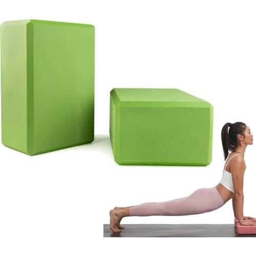 Yoga Block Brick EVA Gym Blocks Foam Brick Pilates Yoga Blocks Cubes Brick Yoga Exercise Workout Training Bodybuilding Equipment