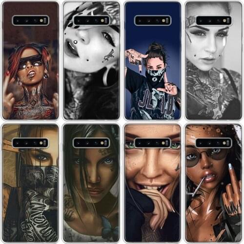 Sexy Sleeve Tattoo Girl! Phone Case For Samsung Galaxy A51 A71 A50 A70 A90 A10S A20S A20E A21 A30 A40 A41 A01 M30S A6 A7 A8 A9 A