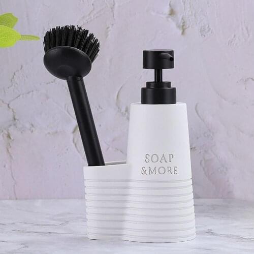 Foam Dispenser Dishwashing Detergent Press Bathroom Soap Dispenser Resin Liquid Foaming Soap Dispenser Kitchen Accessories