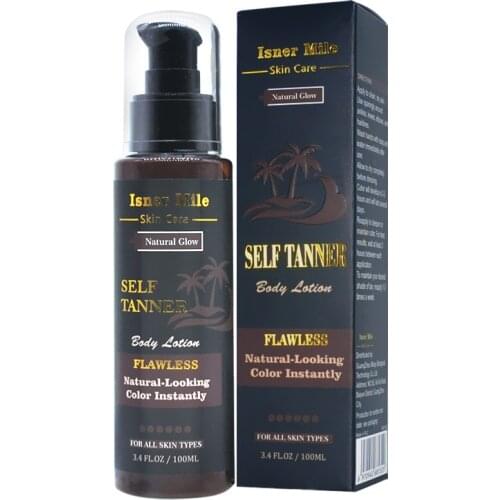 100ml Tanning Lotion Beach Imitation Tanning Lotion Deep Tanning Sunless Body Lotion