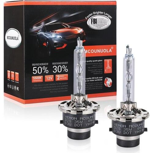 MCOUNUOLA Xenon Bulbs D2R (P32d-3)
