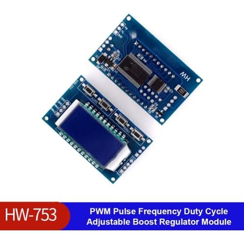 1Hz-150Khz Signal Generator PWM Board Module Pulse Frequency Duty Cycle Adjustable Module LCD Display 3.3V-30V 1Hz - 150Khz