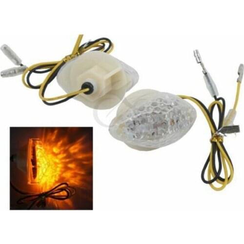 Motorcycle Black/Clear LED Turn Light For Honda CBR 600 F4i 2001-2006 2002 2003 2004 2005