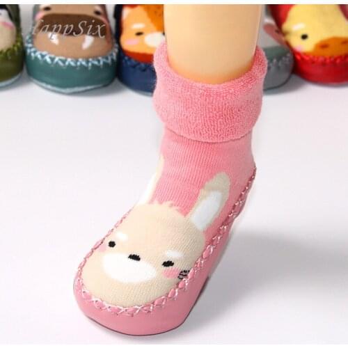 Baby socks Baby Floor Shoe Socks Thick Warm autumn winter New Girls Boys Socks Baby Toddler Non-Slip Booties Shoes Socks