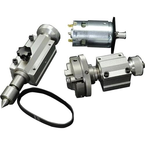 775 DC Motor Chuck 65mm Tailstock for DIY CNC Router Machine