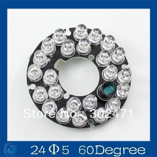 850nm 24F 5mm Infrared IR Led Board For Camera 60 Degree Bulb
