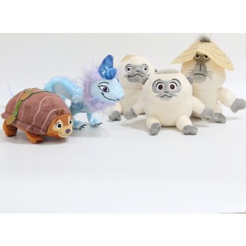 Movie Raya and The Last Dragon Plush Toys Cartoon Sisu Tuk Tuk Pan Uka Stuffed Animals Doll Toy Children Christmas Birthday Gift
