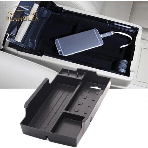 Reamocea Central Console Storage Pallet Armrest Container Box Glove Tray Holder Fit for Toyota Camry (XV50) 2012 2013 2014 2015