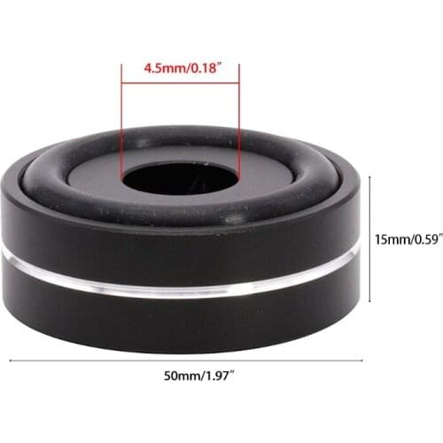448F Speaker Stands Feet Pads Strong Shock Absorptions Floor Foot Nail Isolation Mat Easy to Use Small Props Reduce Resonance